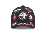 New Era Pánská kšiltovka Buffalo Sabres NHL 9FORTY M-Crown A-Frame Trucker All Over černá