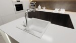 DEANTE - Eridan chrom kuchyňská baterie, s připojením vodního filtru, s vytahovací hubicí BRE_075M