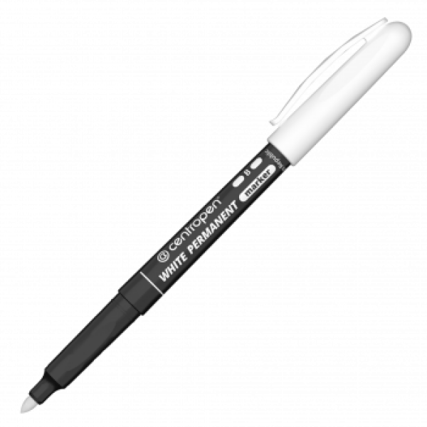Centropen 2687 Permanentní fix bílý 1 - 2,5 mm