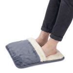 Ohřívač nohou z ovčí vlny a mikroplyše