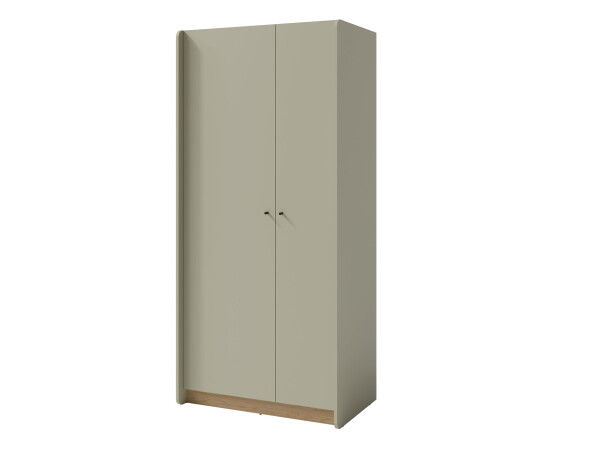 Šatní skříň Alessio AE3 Barva korpusu + barva dveří: Eukaliptus / Dub Baltic Dune