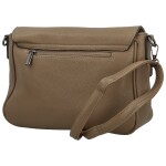 Trendy dámská koženková crossbody kabelka Rosica, khaki