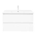 Koupelnová skříňka s umyvadlem SAT B-Way 79x50x45 cm bílá lesk BWAY280WU4B2 BWAY280WU4B2