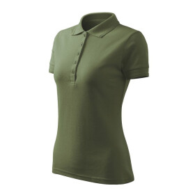 Dámské tričko Pique Polo Free (khaki) m