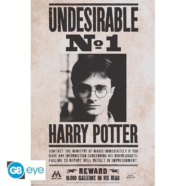 Harry Potter Plakát Maxi: Undesirable n°1 91,5 x 61 cm