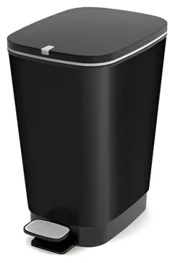 KIS Chic Bin M černá / Odpadkový koš / 26,5 x 45 x 40,5 cm (237612)