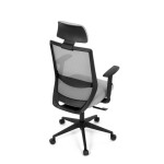 Kancelářská židle, synchronní mechanismus, šedá síťovina, KA-V3329 GREY