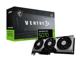 MSI VGA NVIDIA GeForce RTX 5070 12G VENTUS 3X OC, 12G GDDR7, 3xDP, 1xHDMI EDF_2648700