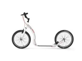 YEDOO Koloběžka Alloy DRAGSTR Y30 bílá / 20"/20" kola / Hliníkový rám (12703-Y30 white)