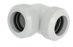 Barrow Spojka pro 12mm pevnou trubici - 90° koleno bílá (TWT90KNS-K12 w)