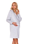 Dámský župan 1008 grey plus - Doctornap šedá 3XL