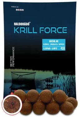Haldorádó Boilies Krill Force Long Life 700g 24mm Krill Indian Spice (HD32400)