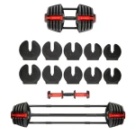 HMS Jednoruční / obouruční variabilní činka SGR40 PRO SET 2v1 40 kg (17-57-072)
