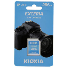 KIOXIA EXCERIA SDXC 256GB / Class 10 / UHS-I U1 / čtení: 100MBs (LNEX1L256GG4)