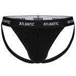 Pánské slipy 1571 Jockstrap black - Atlantic černá XXL