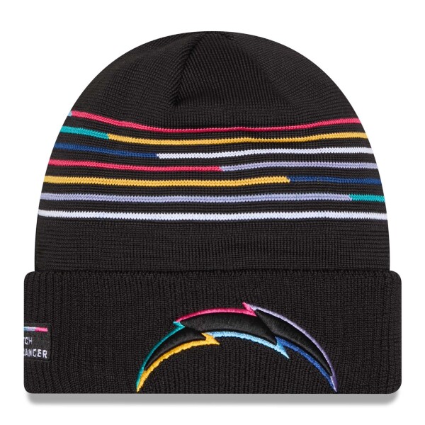 New Era Pánská zimní čepice Los Angeles Chargers NFL 2025 Crucial Catch Beanie