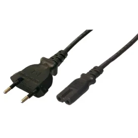 LogiLink Euro-8 VDE černá / Napájecí kabel / 1,8 m / 250 V / 2,5 A (CP092)