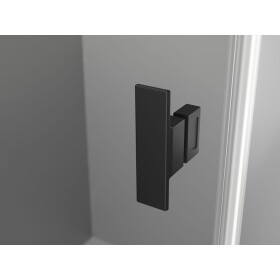 MEXEN/S - Mist L sprchové dveře křídlové pravé 110, černý okraj, černá 8A4L-110-000-70-70-P