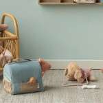 Maileg Postroj a vodítko pro štěňátko Maileg – Rose, růžová barva, textil