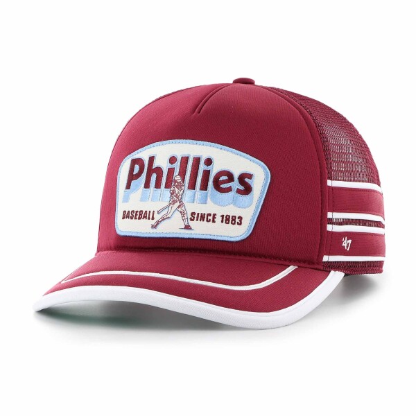 47 Brand Pánská kšiltovka Philadelphia Phillies MLB Golden Age Foam Hitch Trucker Burgund