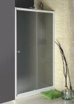 Aqualine Amadeo 110 cm sprchové dveře sklo BRICK BTS110