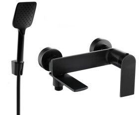 MEXEN - Zero SET vanová baterie s příslušenstvím R62, černá 7113R62-70