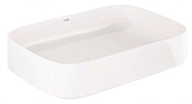 KLUDI - Resa S Umyvadlo na desku, 60x40 cm, lesklá bílá 58CW4043