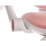 Dětská židle, výškově nastavitelná, růžová síťovina, KA-C806 PINK