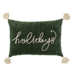 Chic Antique Povlak na polštář Aix Holidays Moss 50 × 35 cm, zelená barva, textil