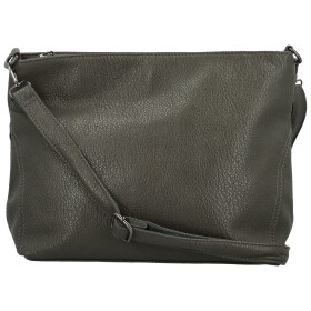 Stylová dámská koženková crossbody kabelka Gabra, šedá