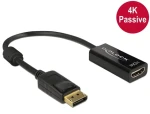 Delock DisplayPort - HDMI černá / Adaptér / 4K / 20 cm (62609)