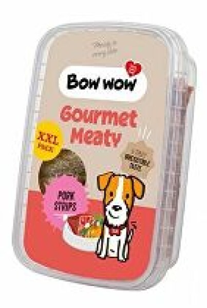 Bow wow poch. Vepřové plátky XXL pack 250g