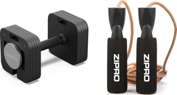 Zipro Square nastavitelná činka až 24 kg + švihadlo (8426550)