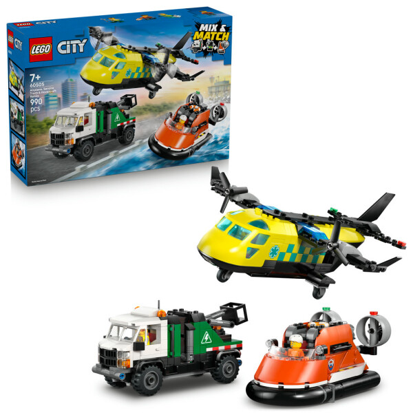 LEGO LEGO® City 60505 Remix: Letadlo, servisní vůz a vznášedlo