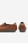 Polobotky Rieker 09053-24 Přírodní kůže (useň) - Lícová