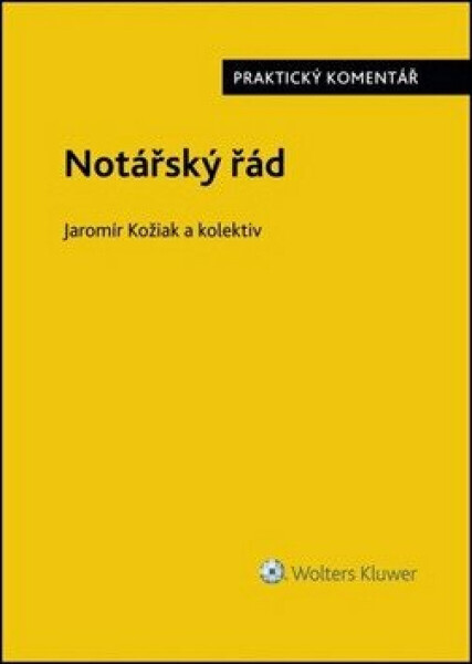Notářský řád (poškozené) - Jaromír Kožiak, David Vláčil, Radek Ruban