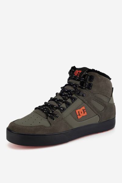 Tenisky DC Shoes PURE HIGH-TOP WC WNT ADYS400047-DOO Syntetický materiál,Přírodní kůže (useň) - Semiš