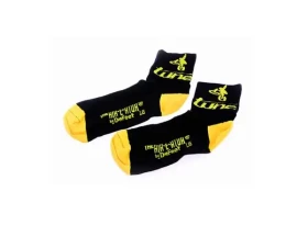 Tune Dufties ponožky černá/žlutá vel. S (36-39,5)