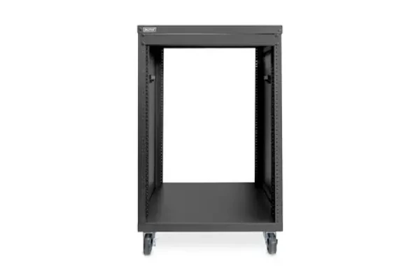 Digitus Universal černý / Rozvaděč / 19" / 16U / nosnost 136 kg / s kolečky (DN-48001)