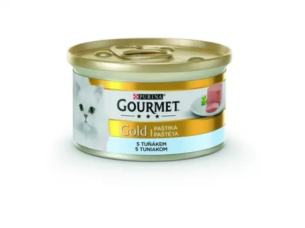Purina Gourmet Gold s tuňákem 85g / Konzerva pro kočky (7613031808649)