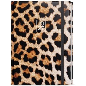 Týdenní diář Oskar Lamino A5 Leopard