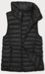 Černá dámská prošívaná vesta se stojáčkem J style (16M9156-392) odstíny černé XL (42)