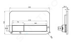 VILLEROY & BOCH - ViConnect Ovládací tlačítko splachování, bílá 92249068