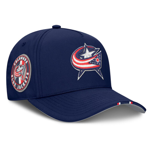 Fanatics Pánská kšiltovka Columbus Blue Jackets NHL 2025 Draft Authentic Pro Structured Adjustable Meshback