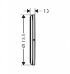 AXOR - ShowerSelect ID Ventil pod omítku pro 3 spotřebiče, leštěný vzhled zlata 36779990