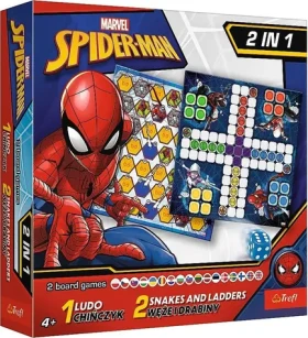 Trefl - Hra - Spiderman 2v1: Člověče, nezlob se! a Hadi a žebříky