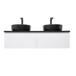 Koupelnová skříňka s krycí deskou SAT B-WAY 119x30x45 cm bílá lesk BWAY120WTKUB BWAY120WTKUB