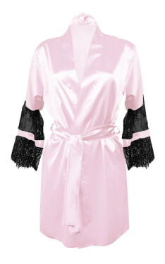 DKaren Housecoat Beatrice Pink Velikost: 2XL, Barva: růžová