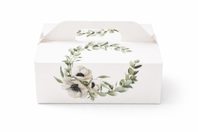 Výslužková krabice s rukojetí Oliva 26x18x9,5cm