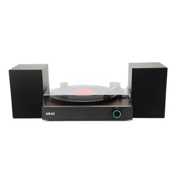 AKAI ATT-200SP dřevo/černá / Gramofon / 33 45 78 RPM / Bluetooth 5.4 / RCA-out / repro 2x10W (ATT-200SP)